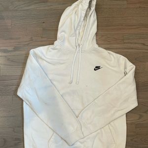 White Nike hoodie